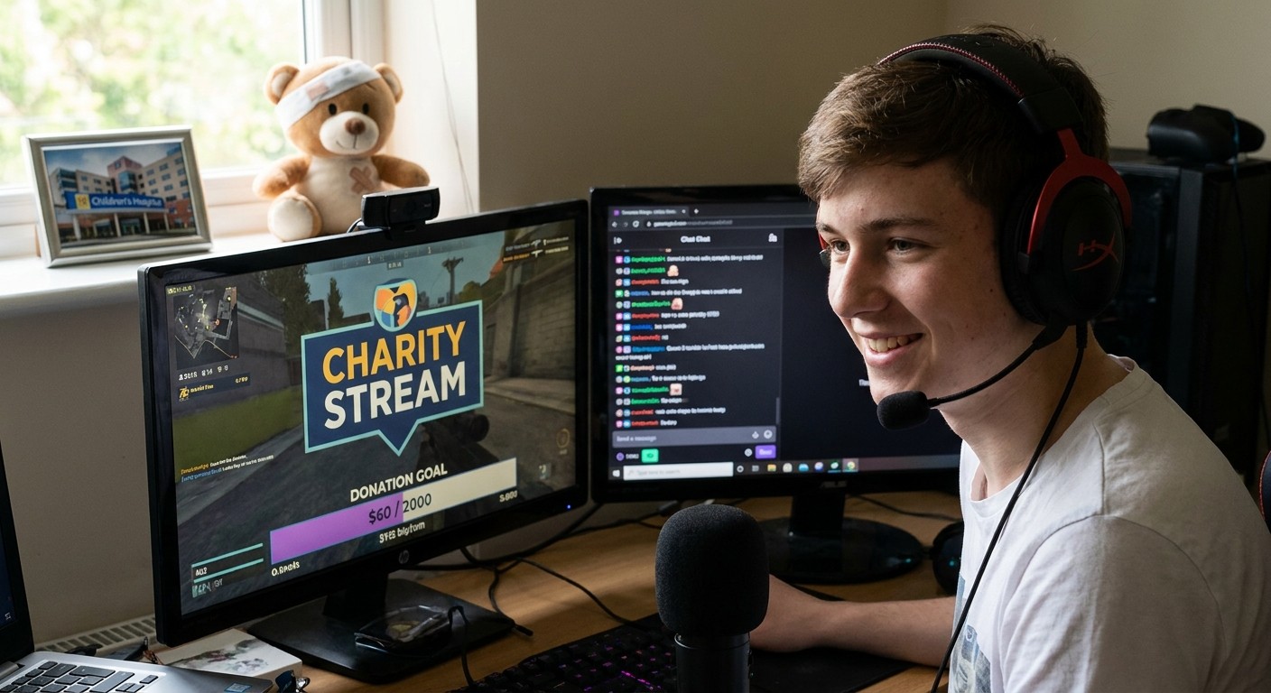 Charity gaming for beginners: how streamers raise funds for hospitals