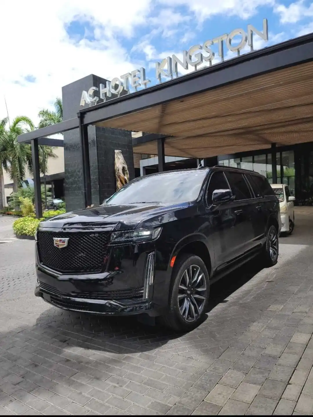 Cadillac Escalade parked at AC hotel