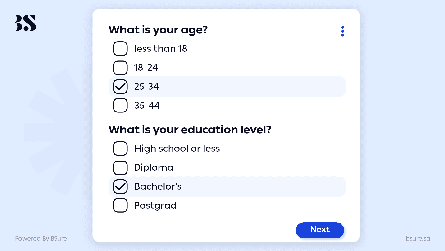 Classification Questions