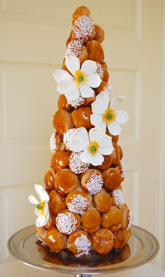 Croquembouche tower