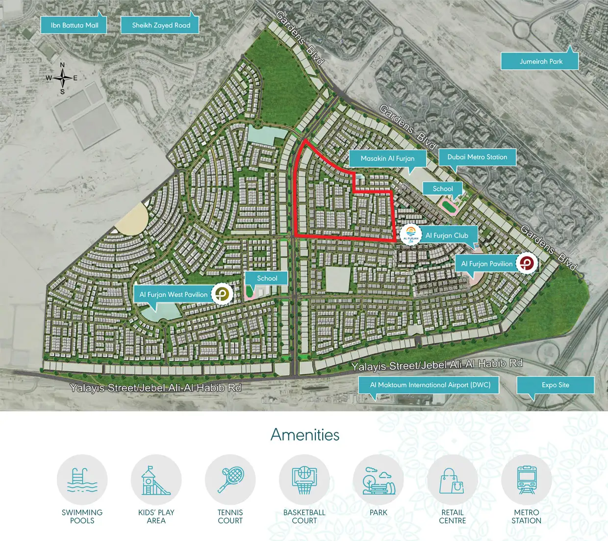 Al Furjan Master Plan