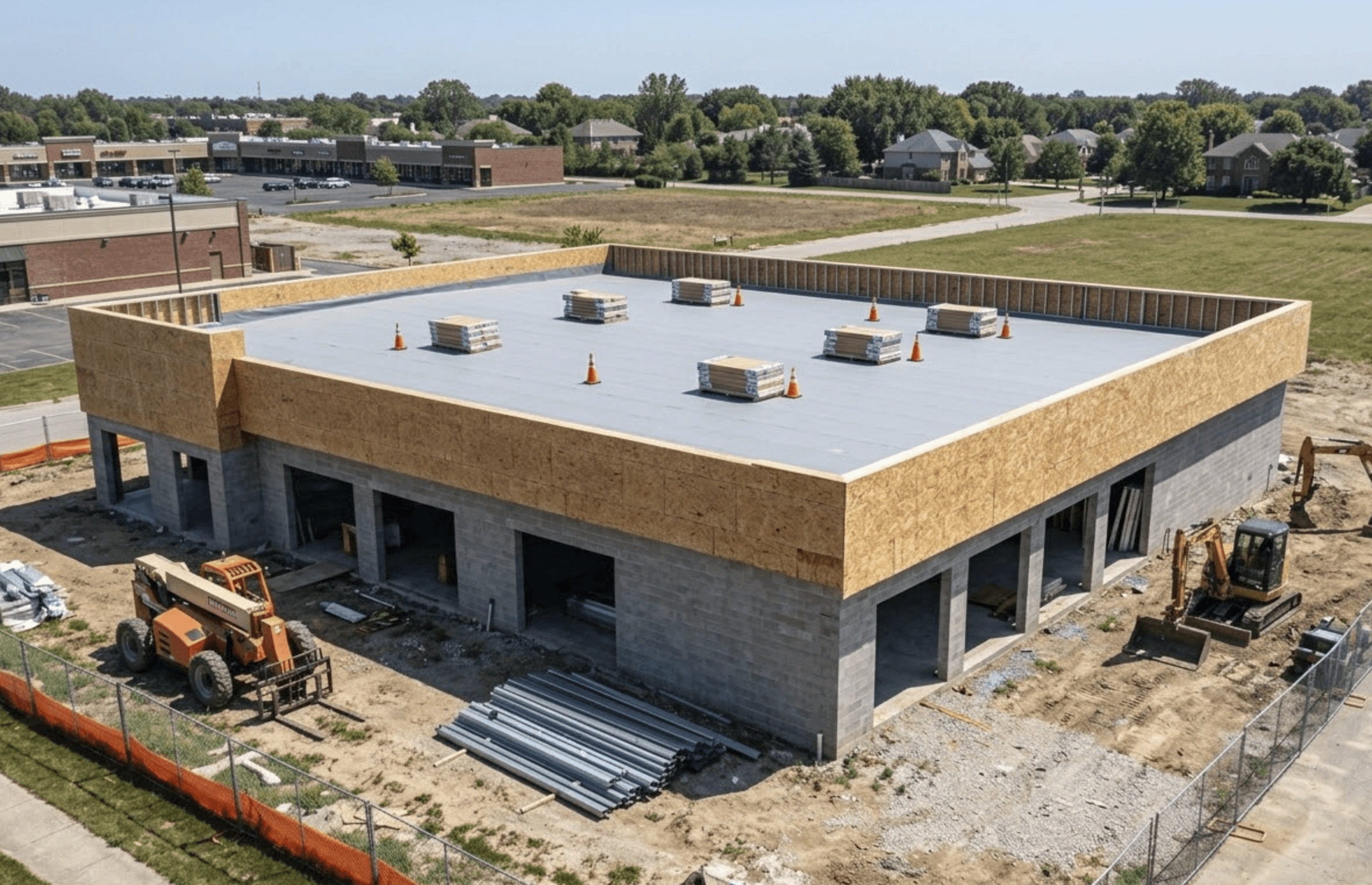 new commercial roof installation in kentucky