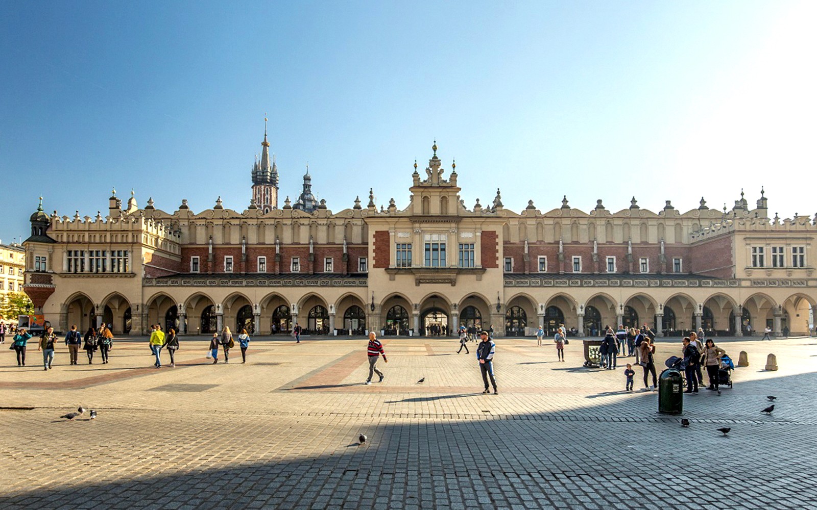 Krakow's Cloth Hall in Rynek Glowny Square, part of the Wawel Castle and Cathedral tour.