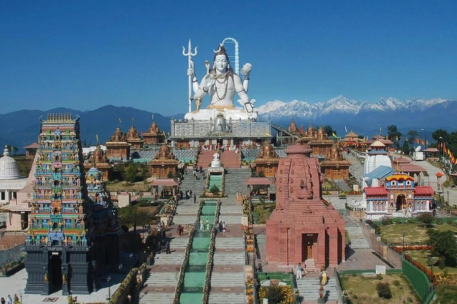 Giant Shiva temple complex