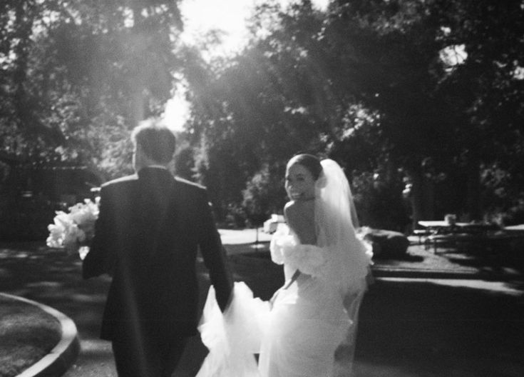 bride-and-groom-walking-outdoors