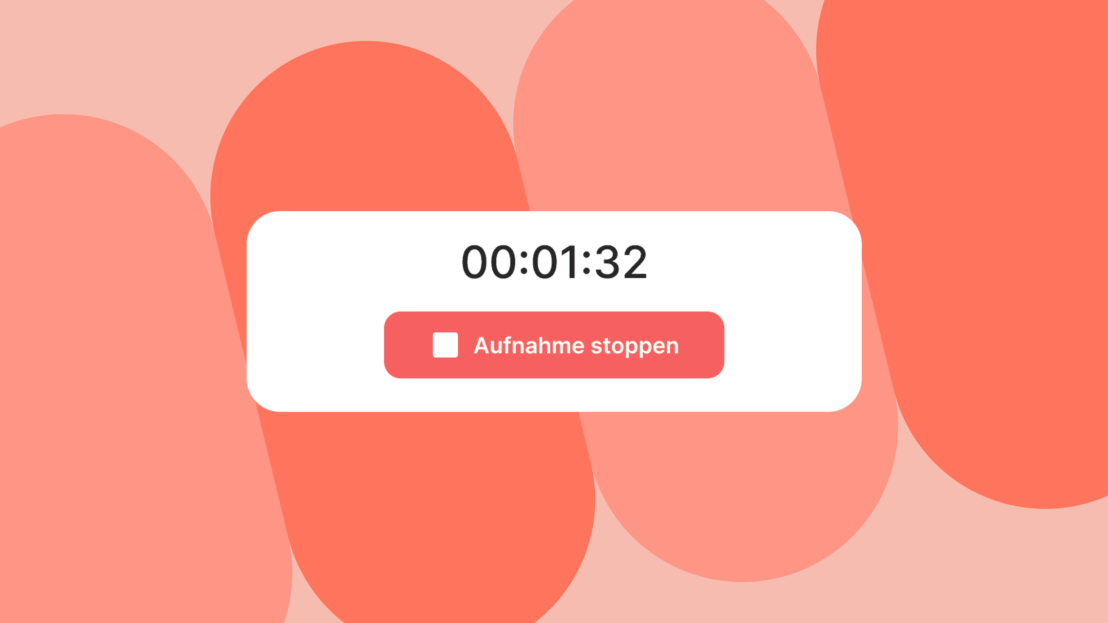 Laufende Aufnahme in winkk AI.