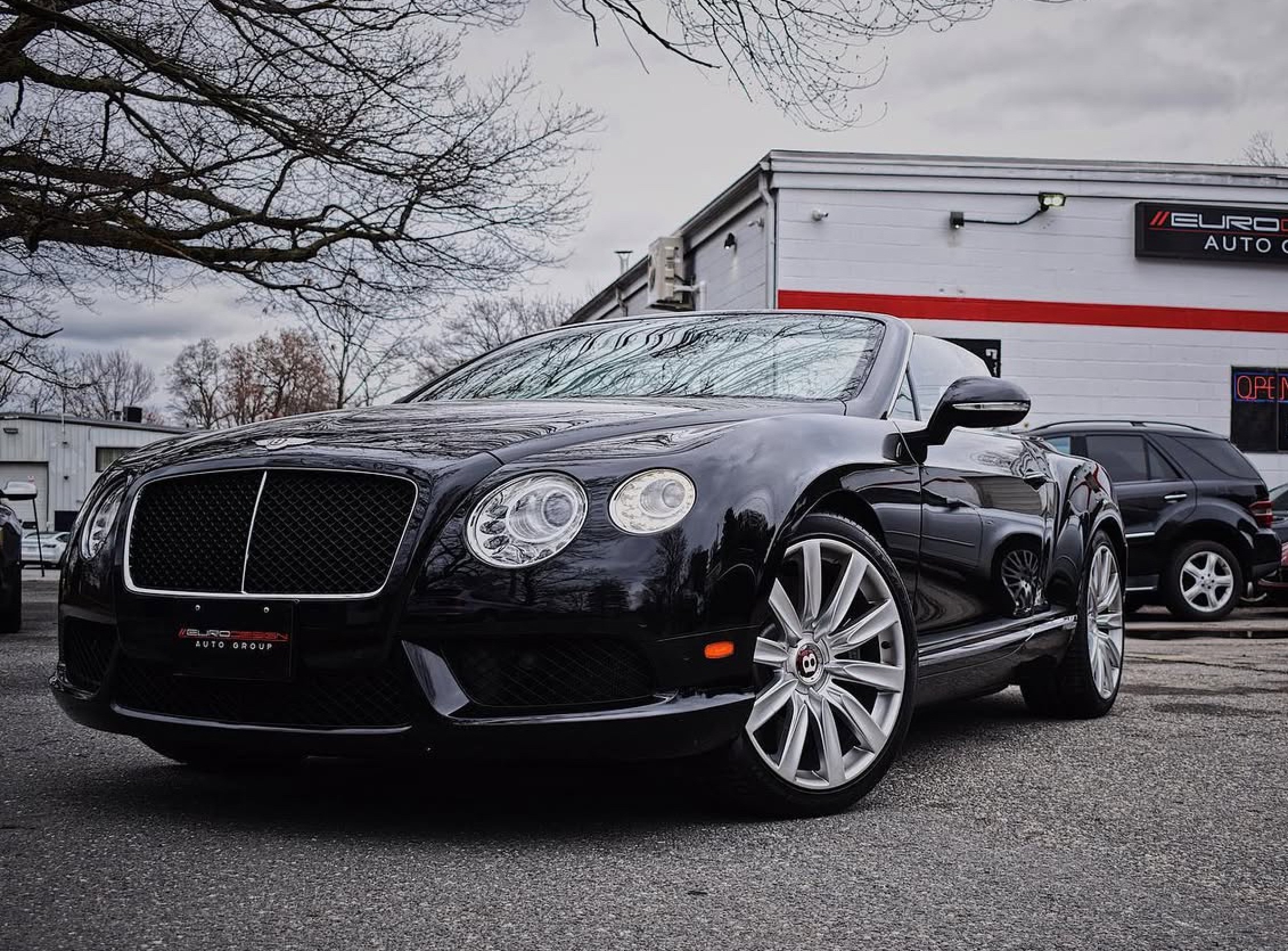 A photo of a car in the euro design parking lot