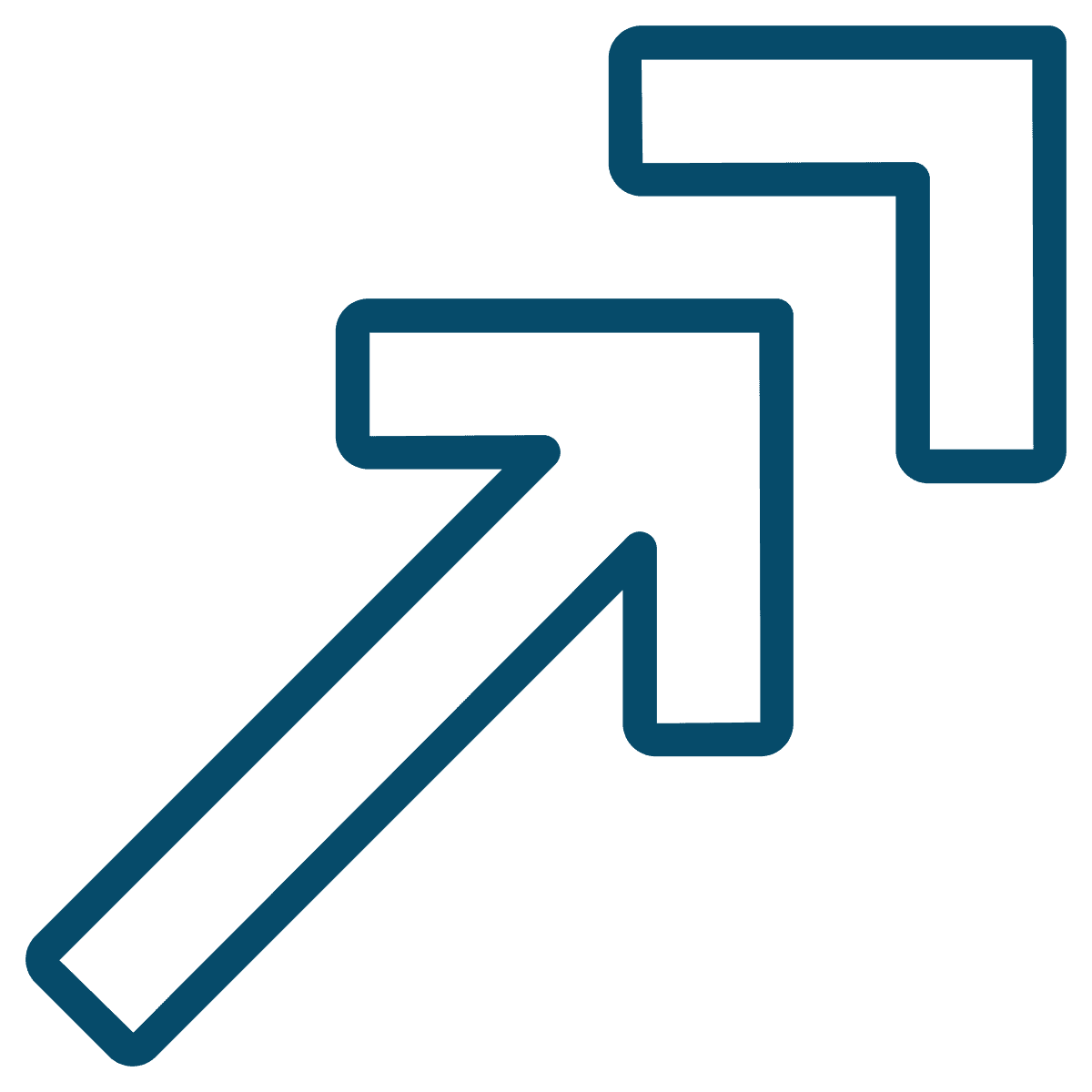 arrow icon for financial modeling for data analytics in healthcare