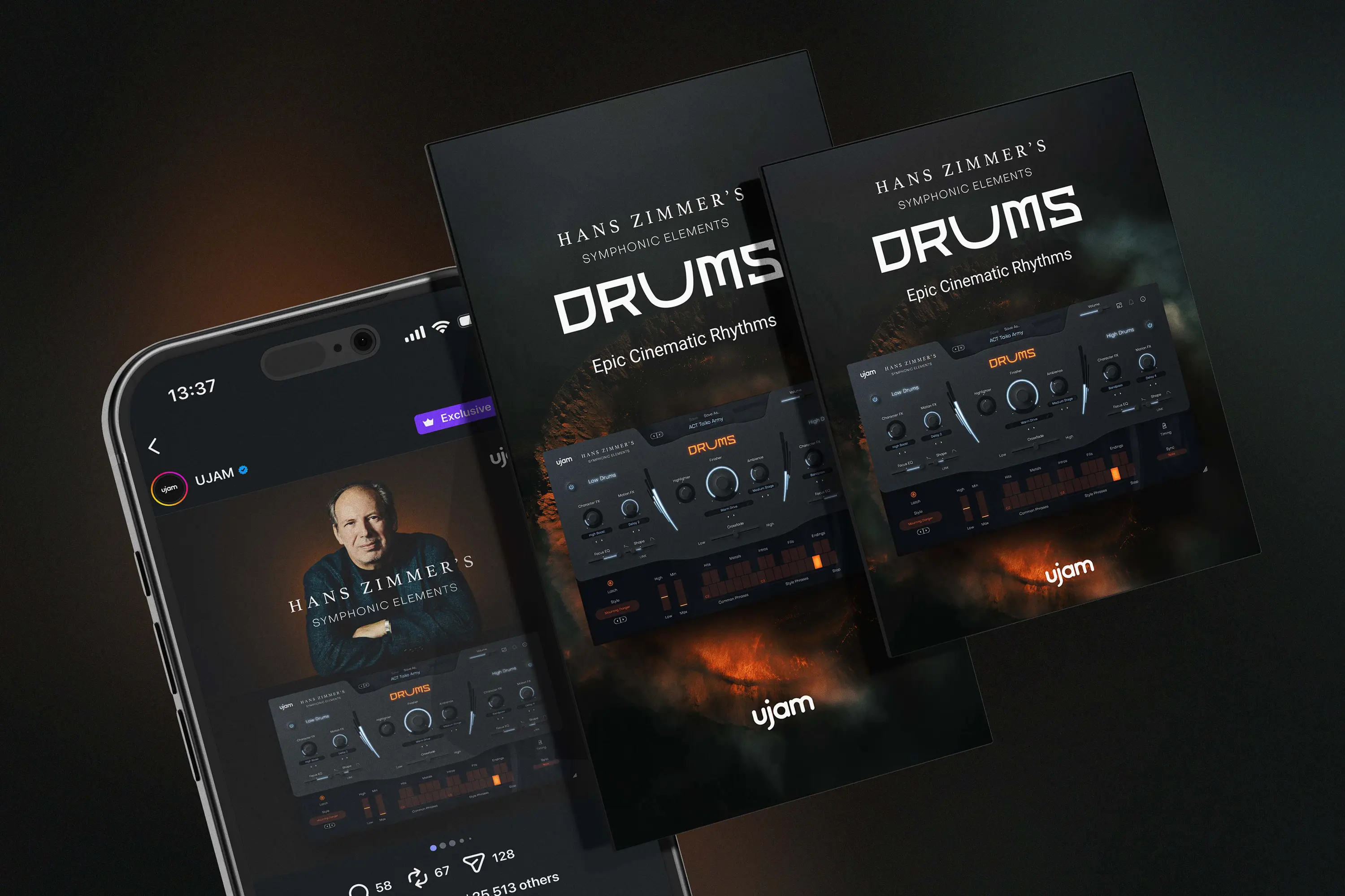 Hans Zimmer's Symphonic Elements DRUMS Social Media