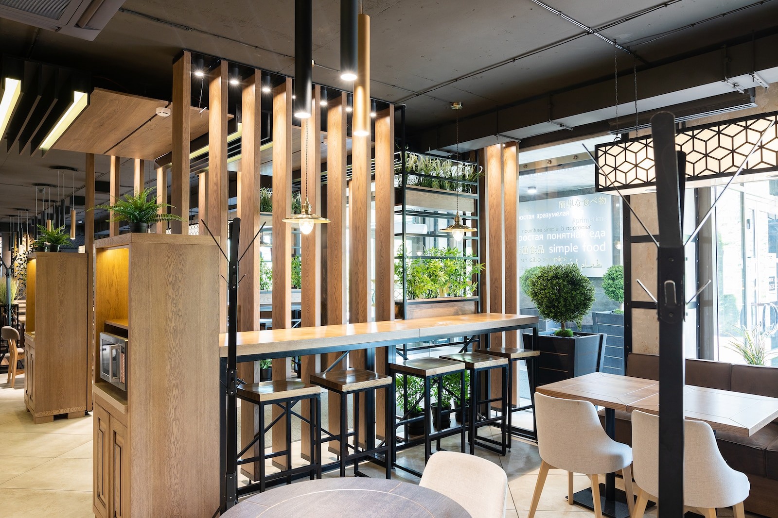 brown wooden kitchen cupboard near wall