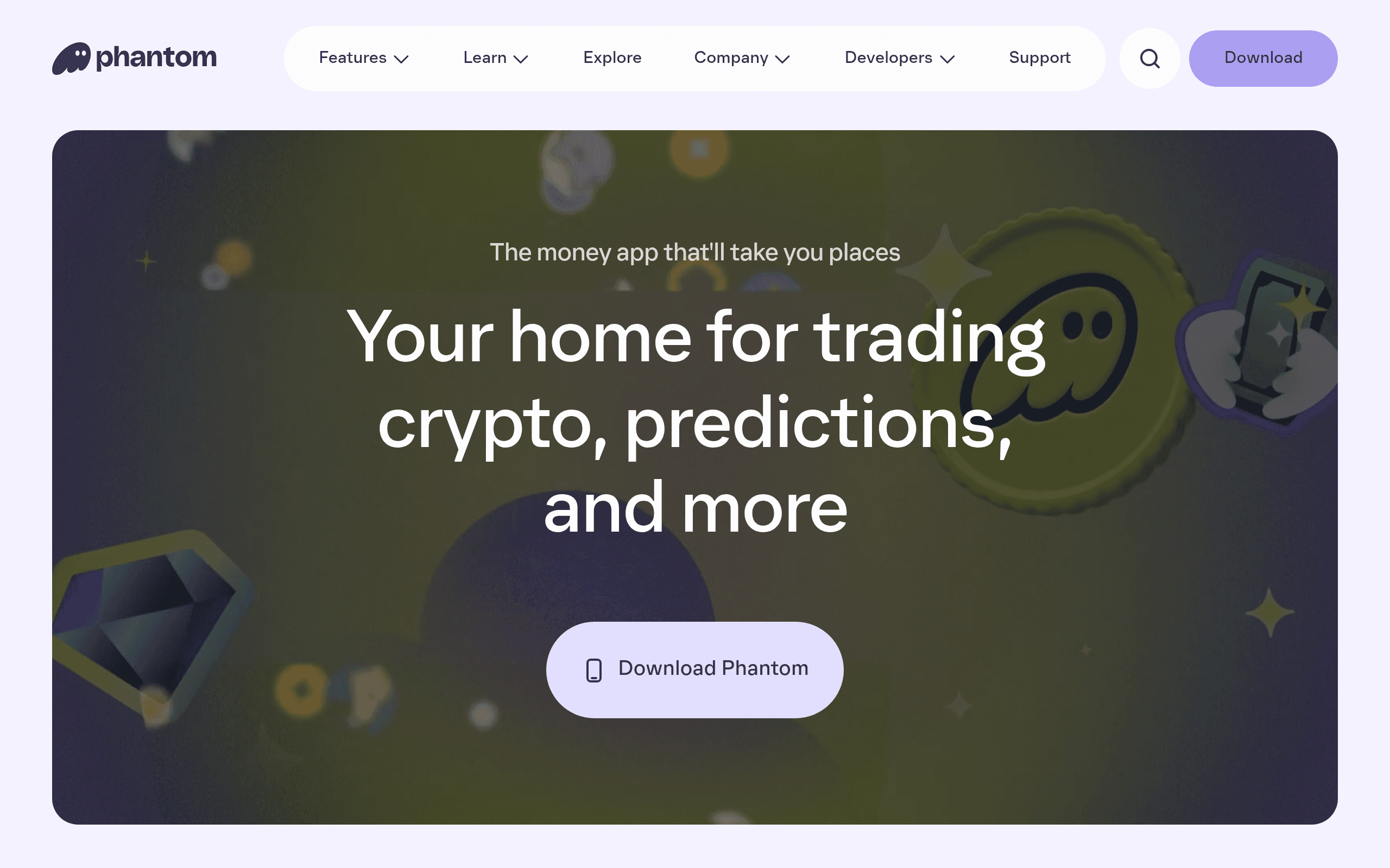 phantom.app interface screenshot