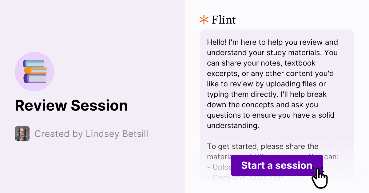 Review session activity