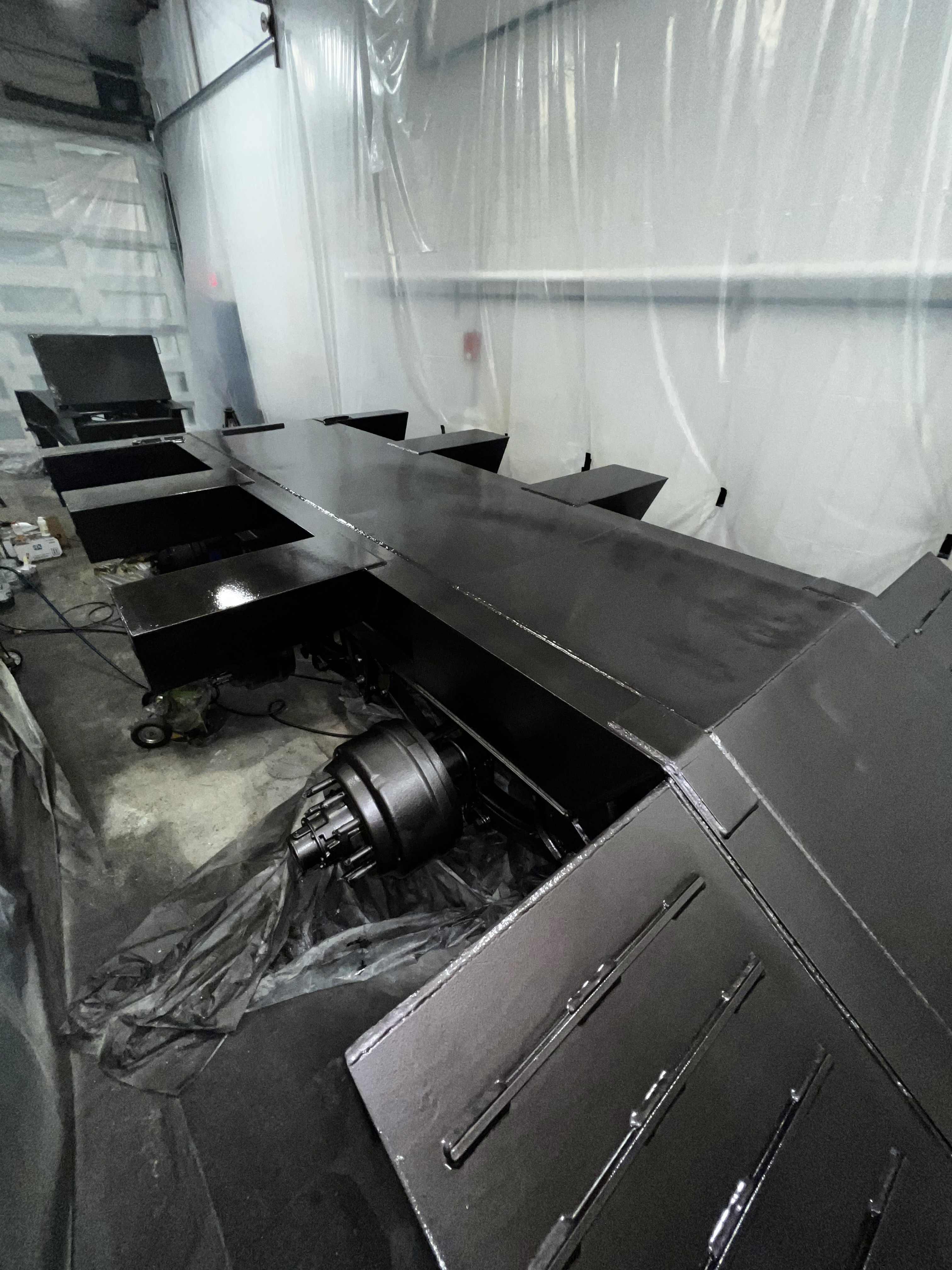 Truck & equipment sandblasting by Rochester Sandblasting