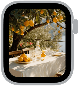 citrus air Apple Watch face preview 1 featuring summer.