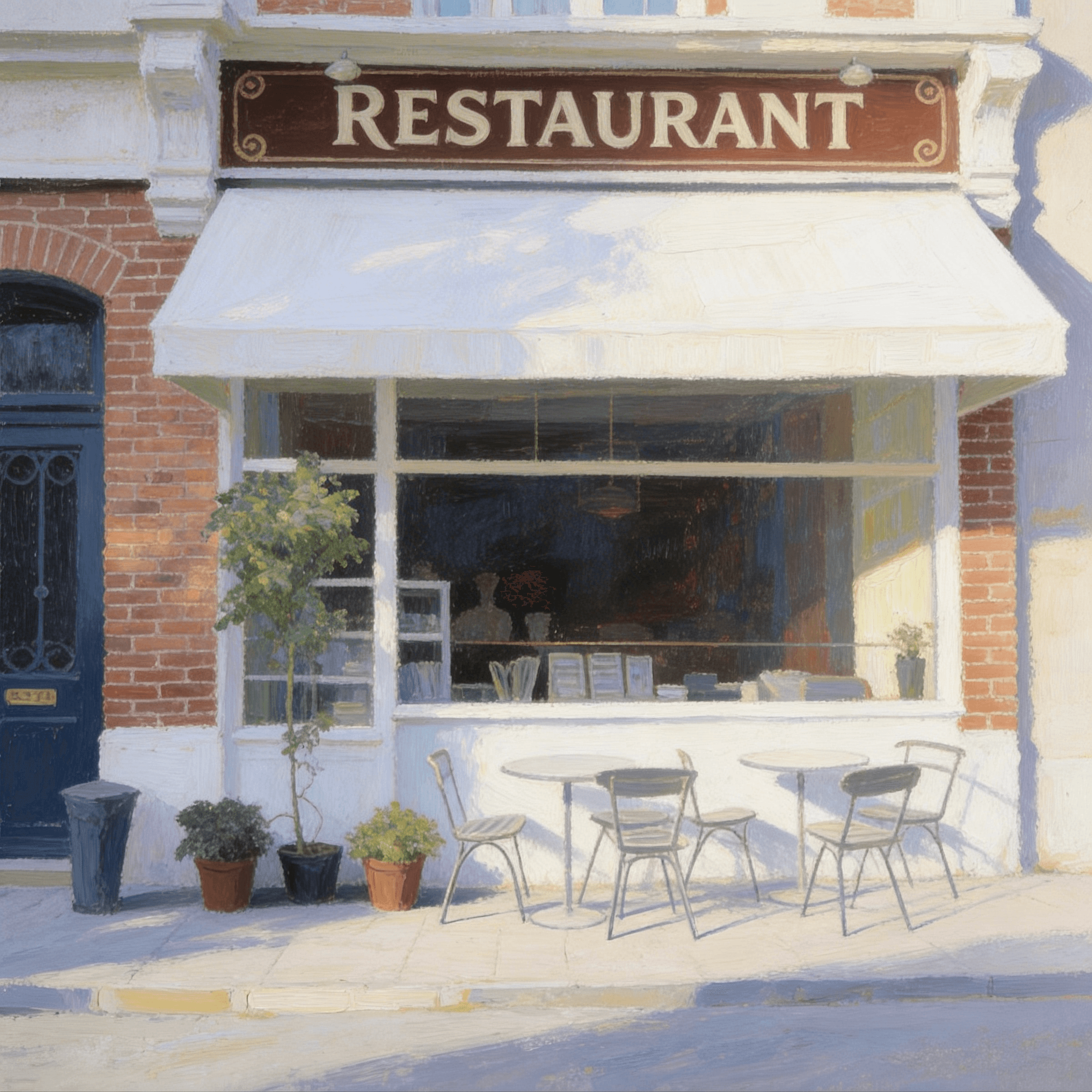 Diverse team of six employees standing together smiling in a modern office