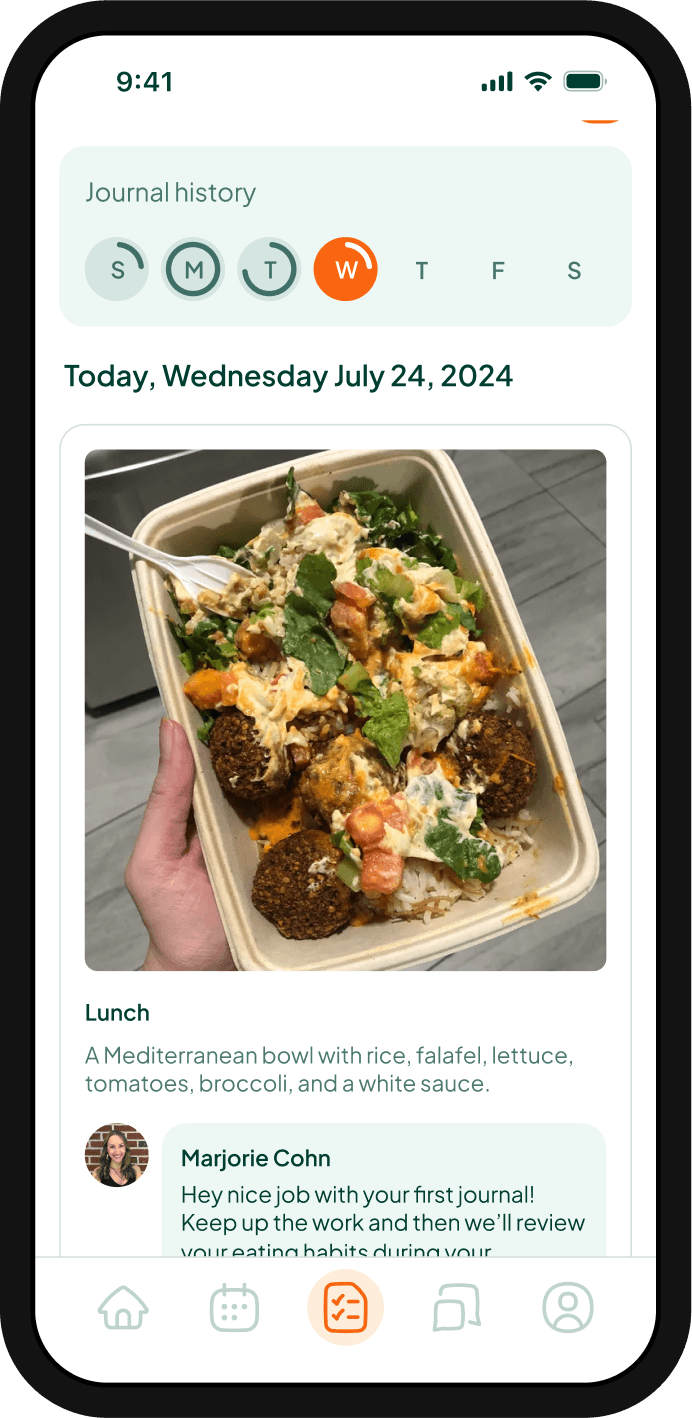 food journal for weight loss