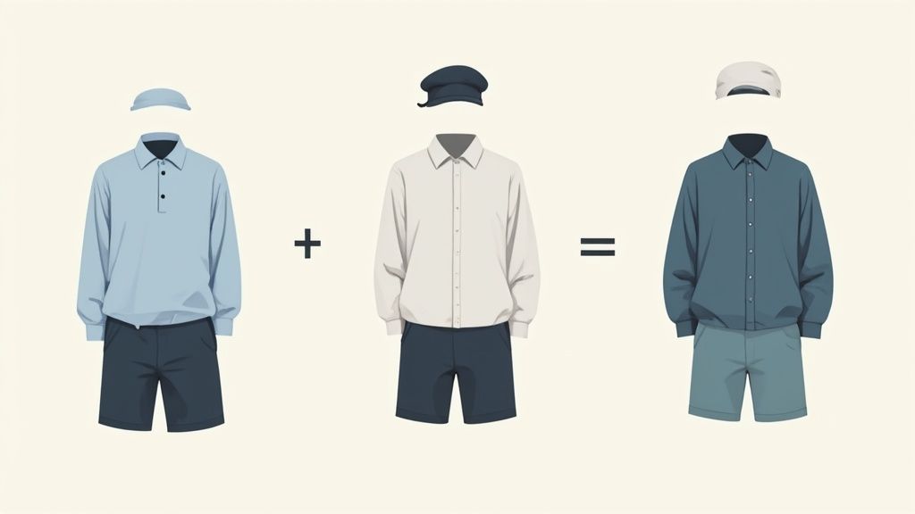 Eine Frau in professioneller Kleidung für ein Bewerbungsfoto