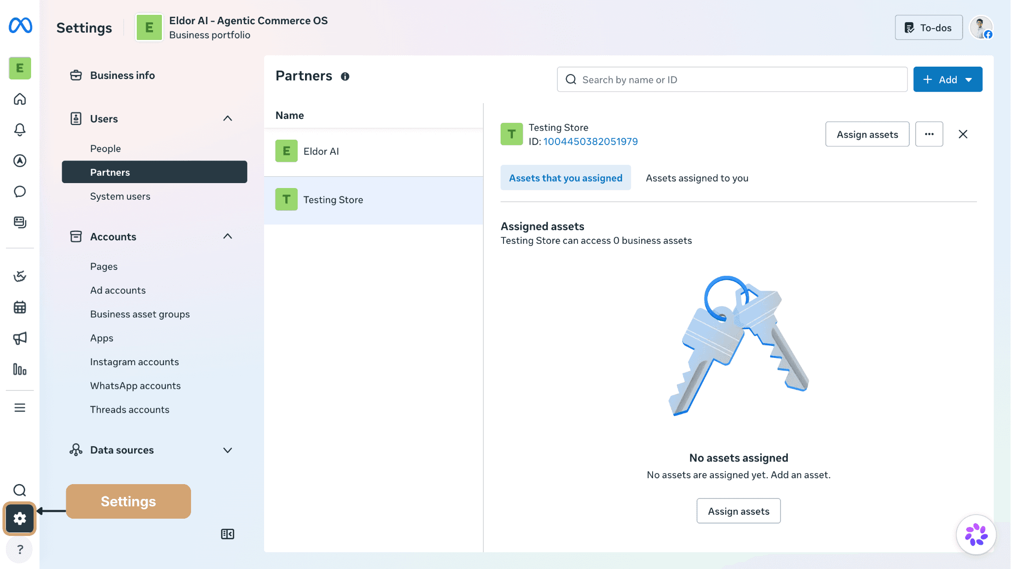 Step 1: Visit Eldor's Admin Page