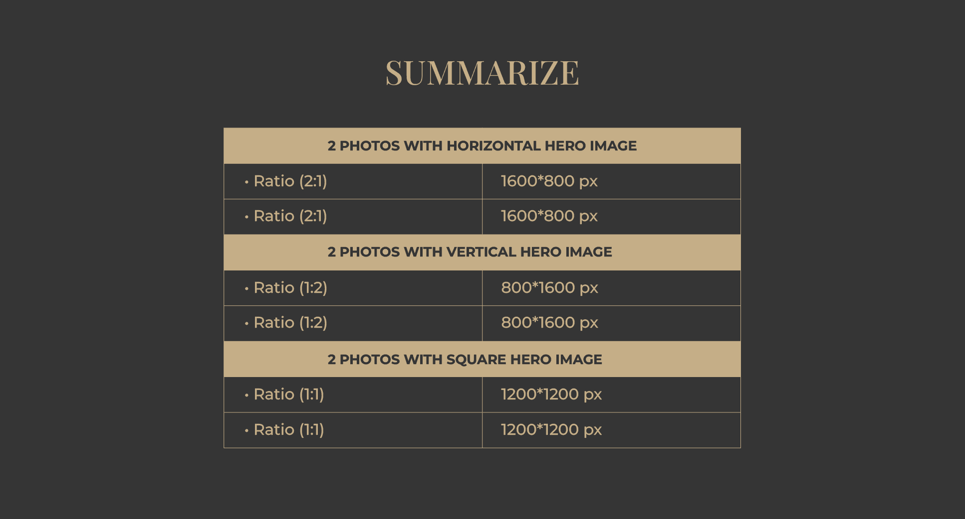 Facebook Size Guide For Photo Posts