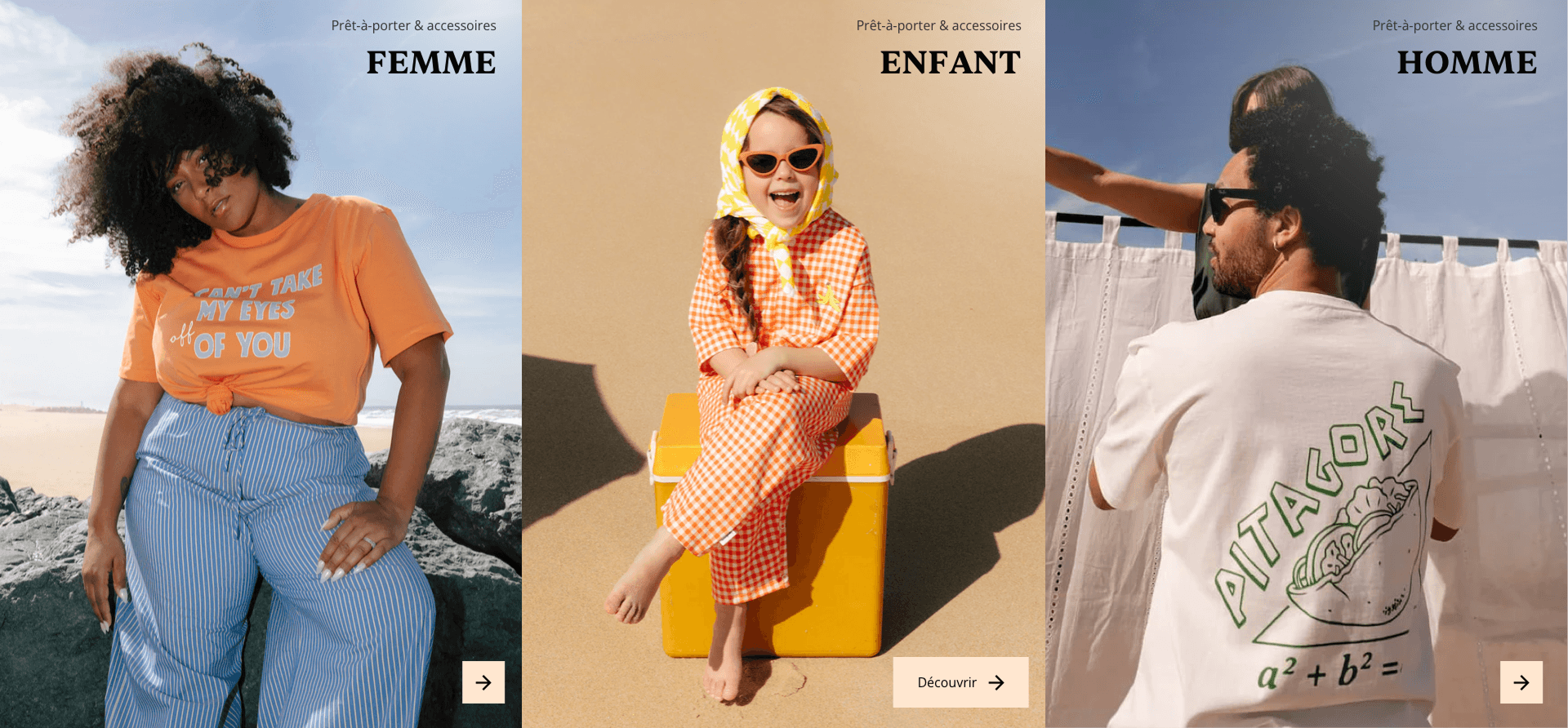 Website design section