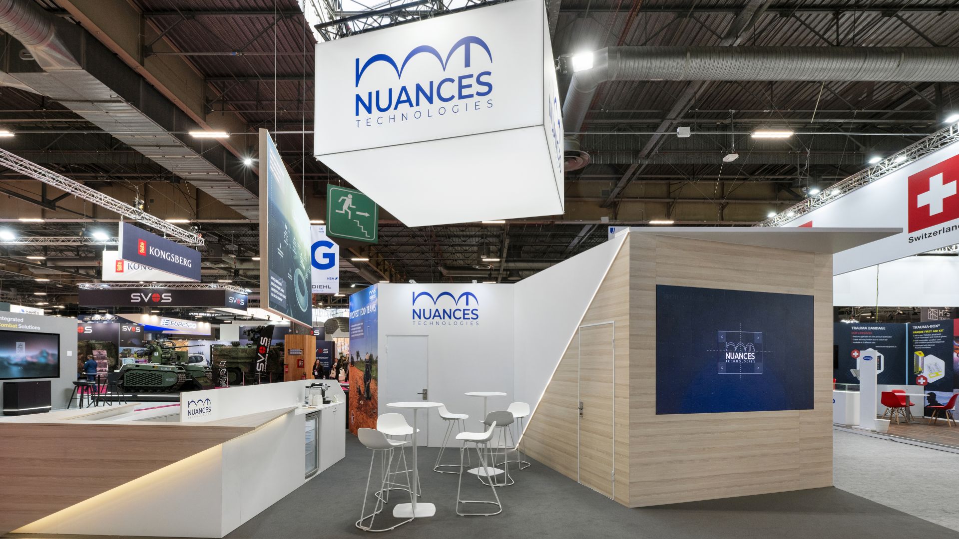 Stand Nuances Technologies par Expace Eurosatory