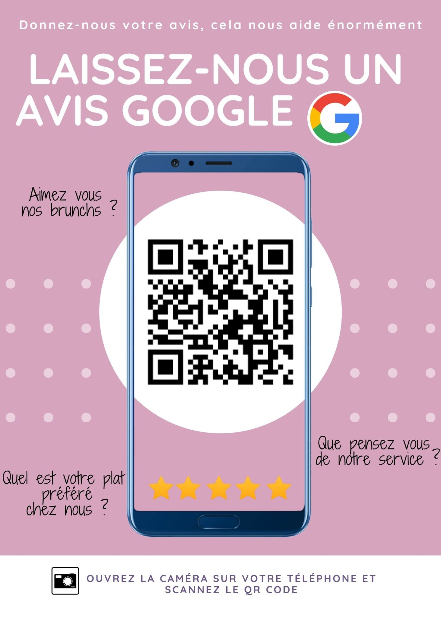 Encourager l'utilisation de QR codes 