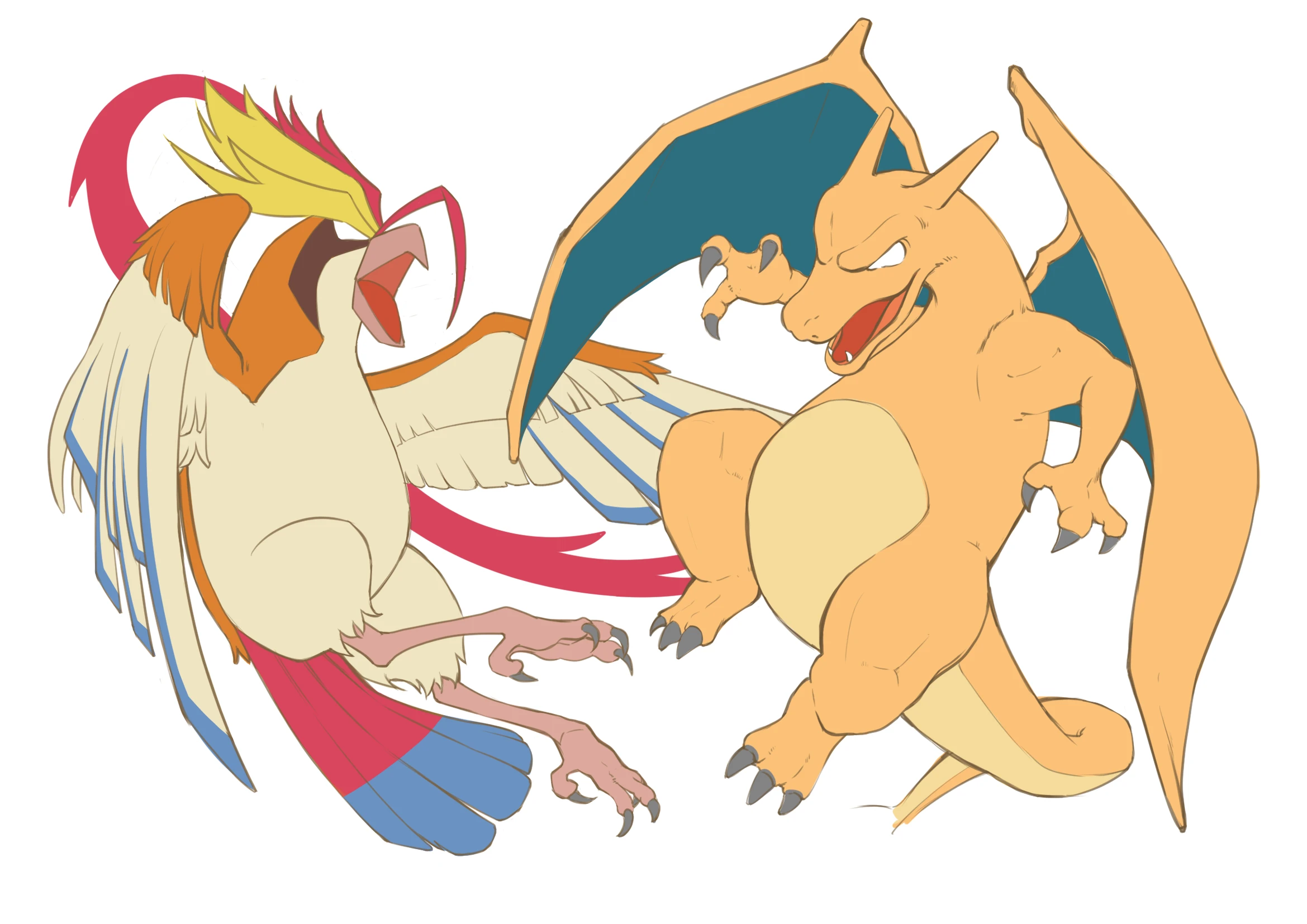 平塗.配色-pokemon