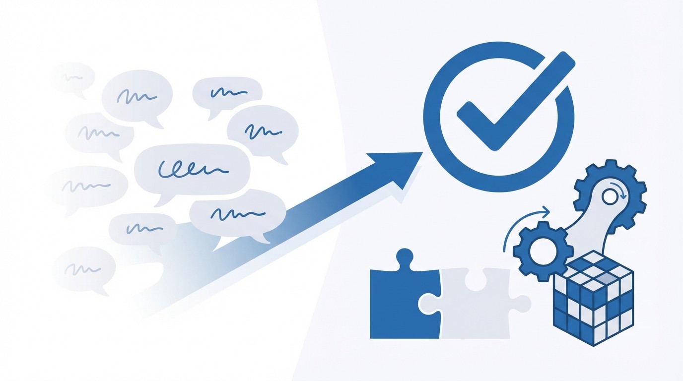 Conversations Are Vanity: Measure Resolution, Not Talk concept illustration - RadMedia