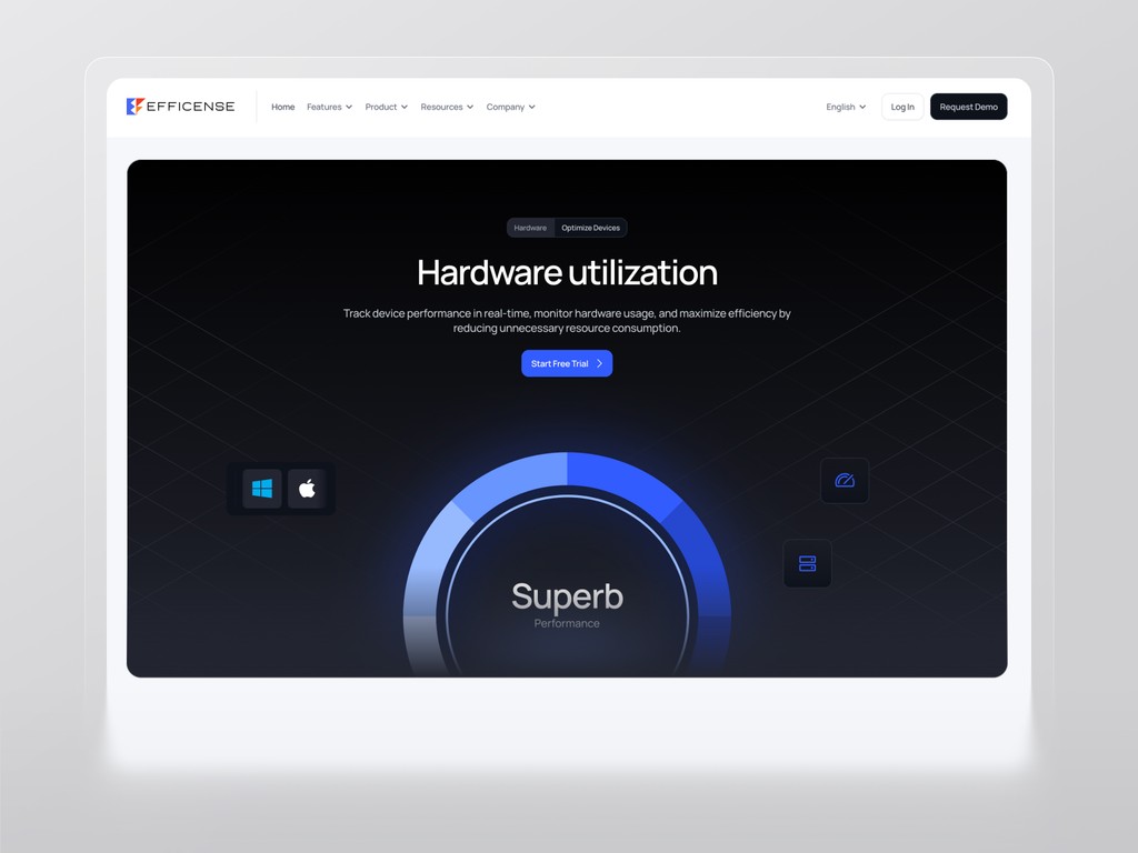 Enorm UI/UX Design and Framer Development Screenshot