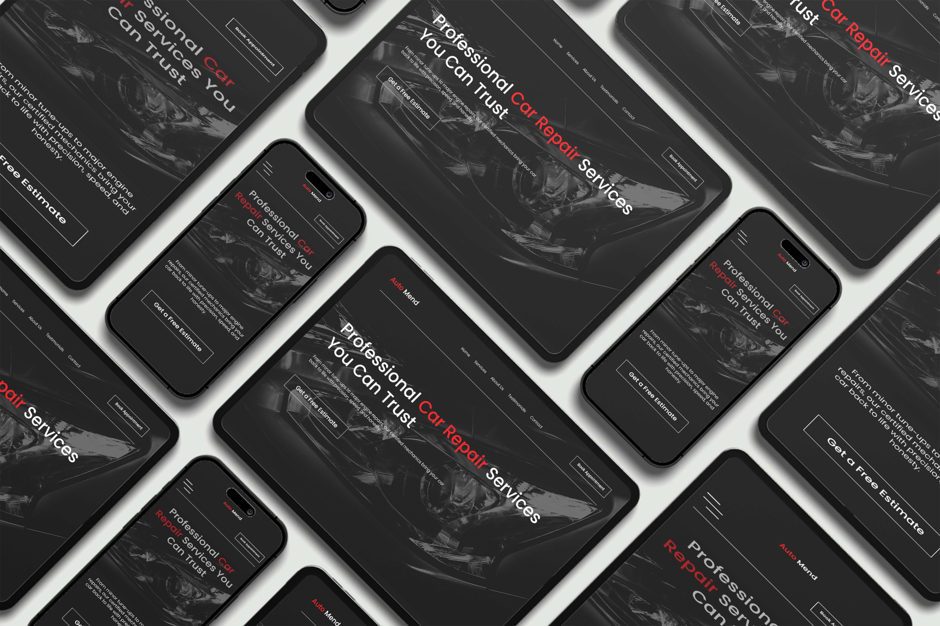 Car Rental Website Design