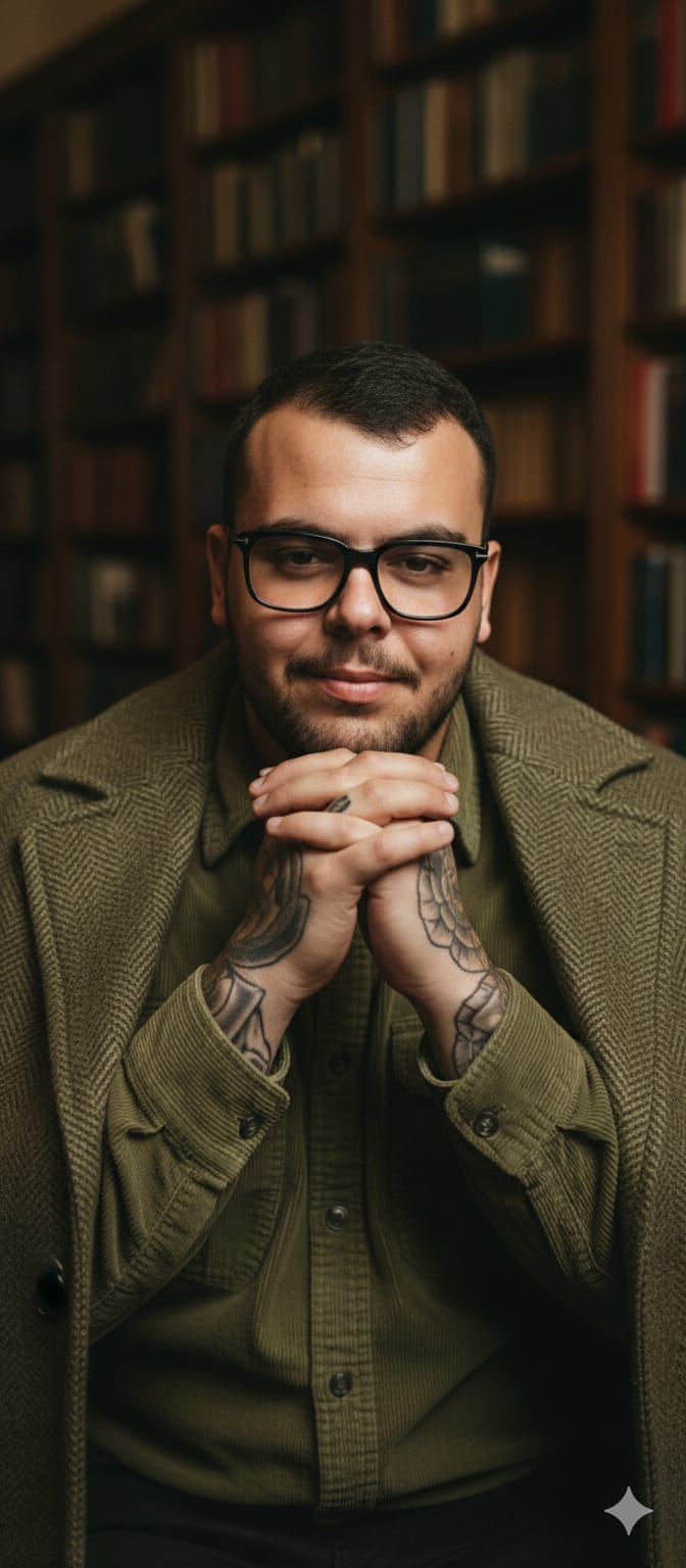 Portrait of portfolio creator