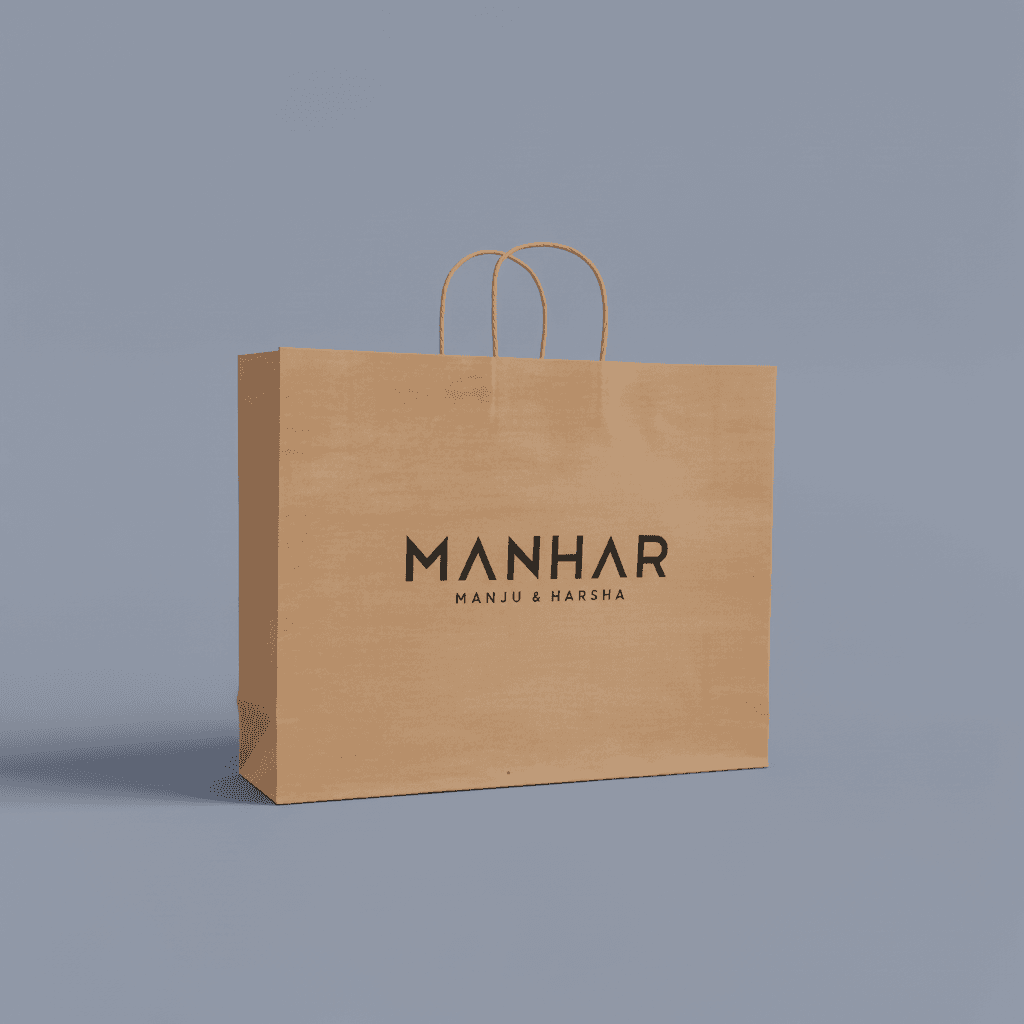 VisualTell Brown Kraft Paper Bags