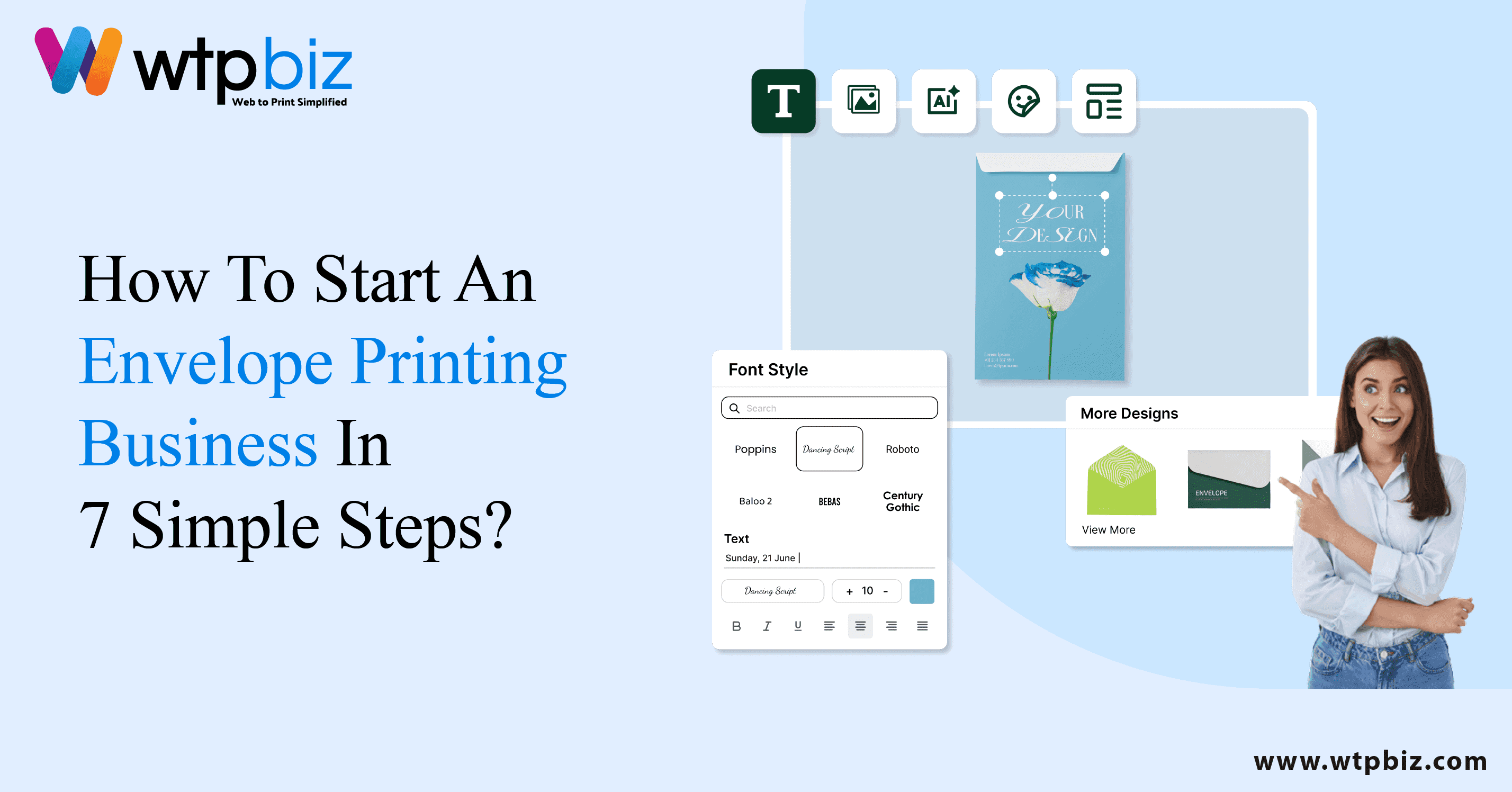 how to start an envelope printing business