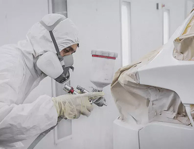 A man working on laptop