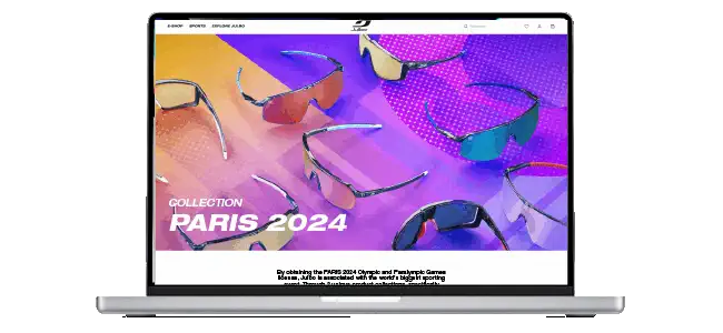 Page web de campagne digitale conçue par Outdoor Perspectives pour une marque outdoor.
