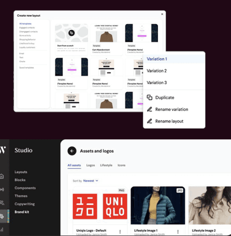 Collage of web screens