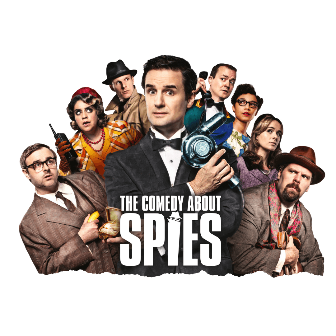 Mischief Theatre's The Comedy About Spies at London's Noel Coward Theatre