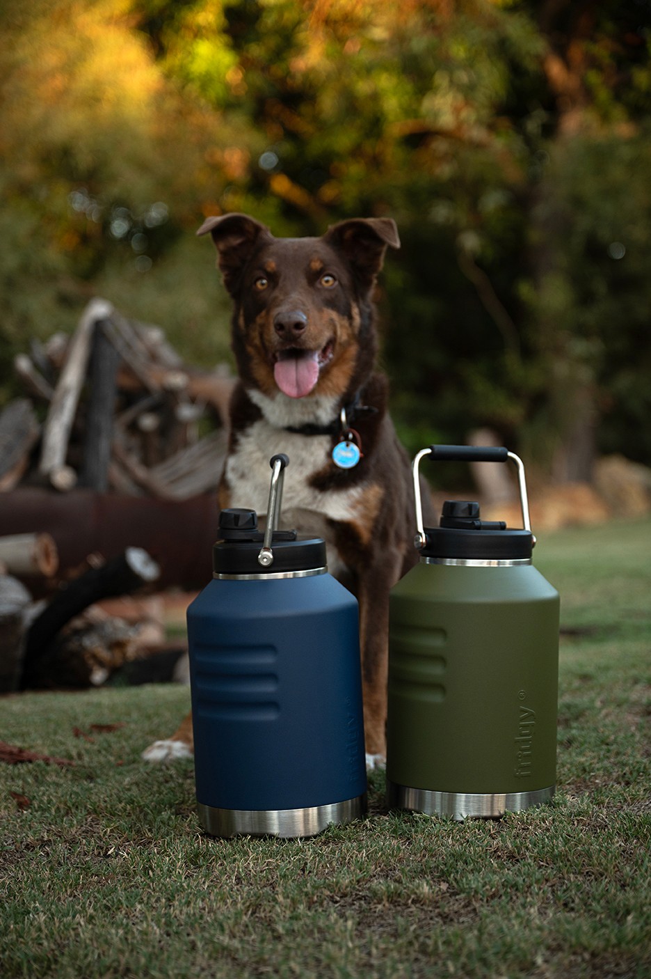 Fridgy lifestyle brand photography, outdoor product campaign, Telling Designs Perth