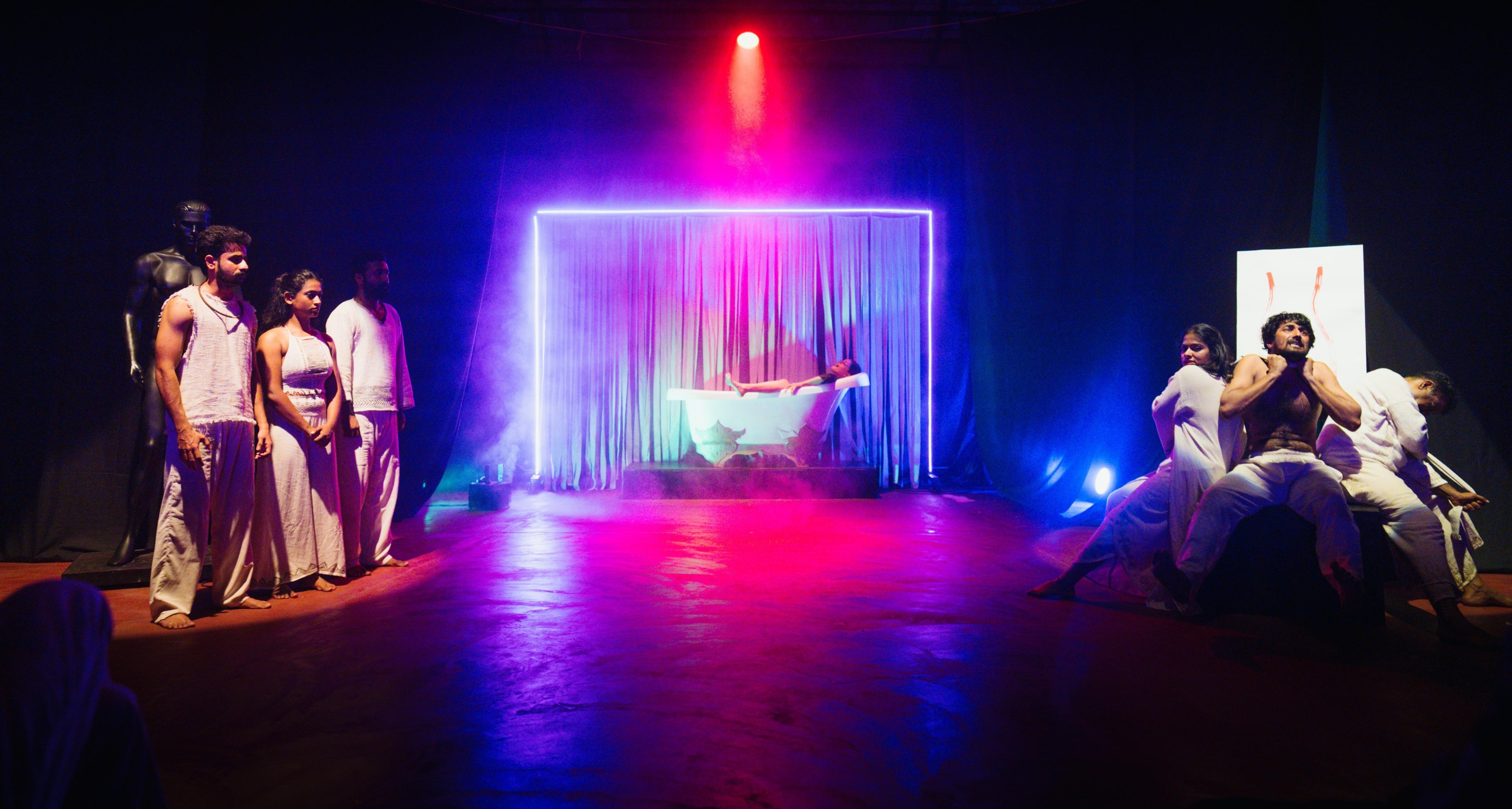Hand of God immersive production still
