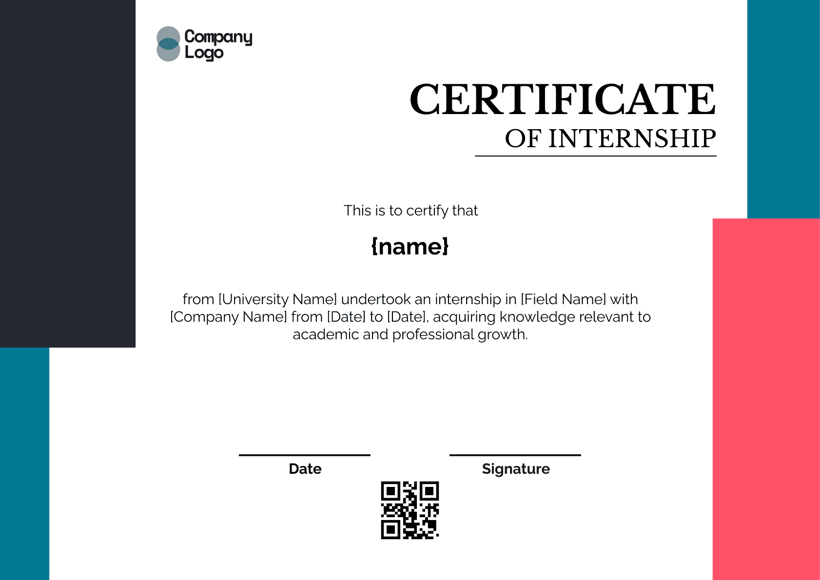 Wauld - Professional and attractive green recognition badge template