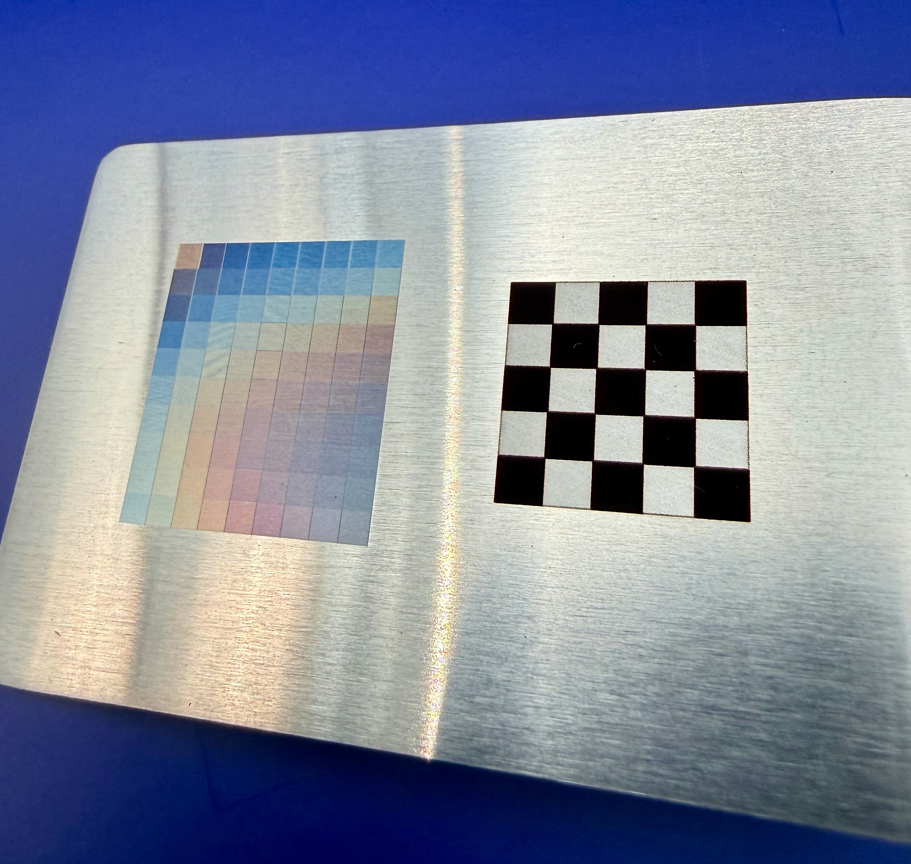 Laser colors and marking