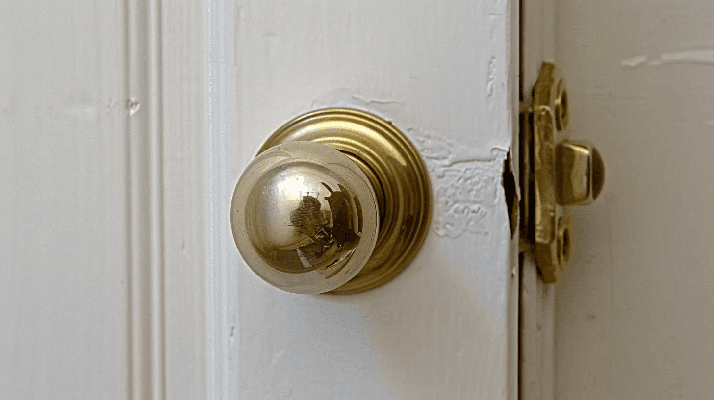 locate the knob or handle