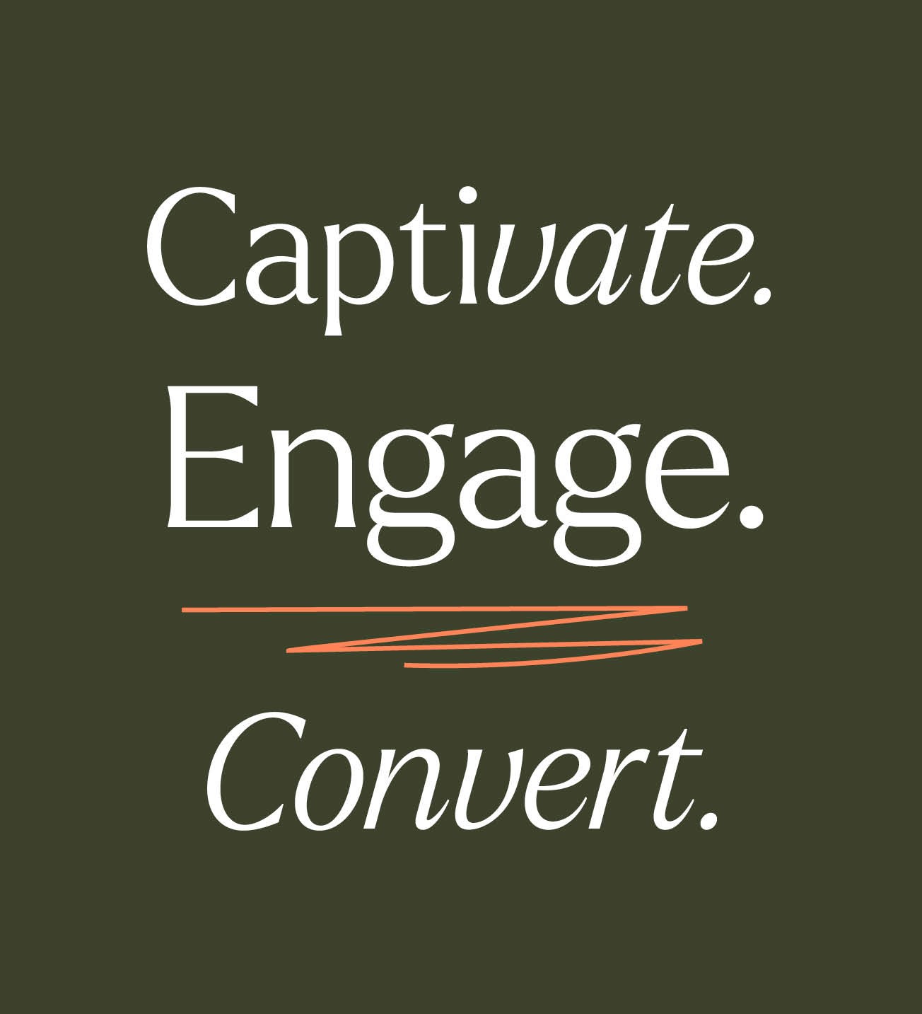 Brand messaging graphic featuring strategic copywriting principles, audience engagement and bold communication designed to help brands connect with confidence