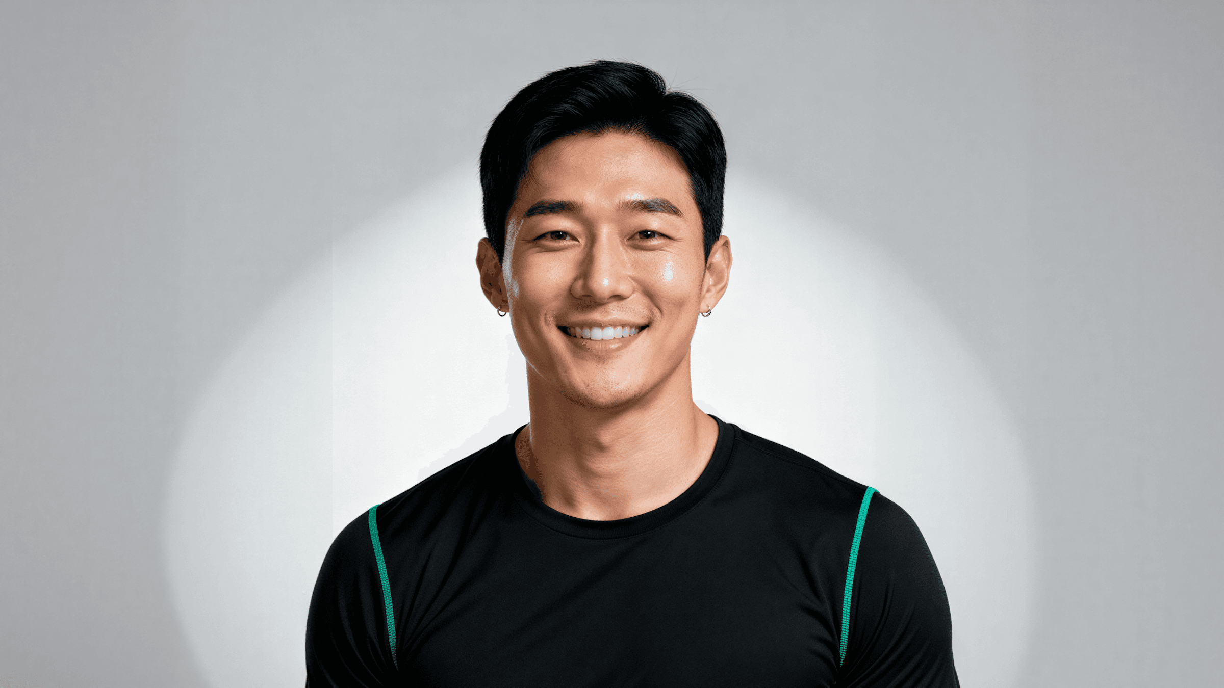 Illustration of a young man who has been healed of swollen tonsils.