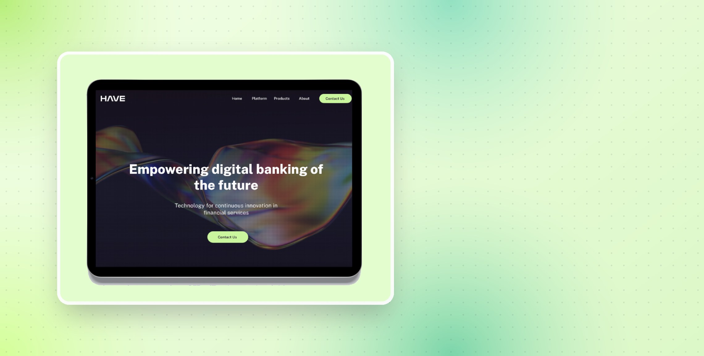 HAVE digital banking platform built by ACIAGA