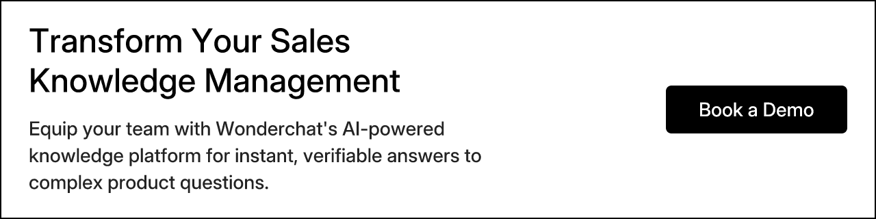 Transform Your Sales Knowledge Management