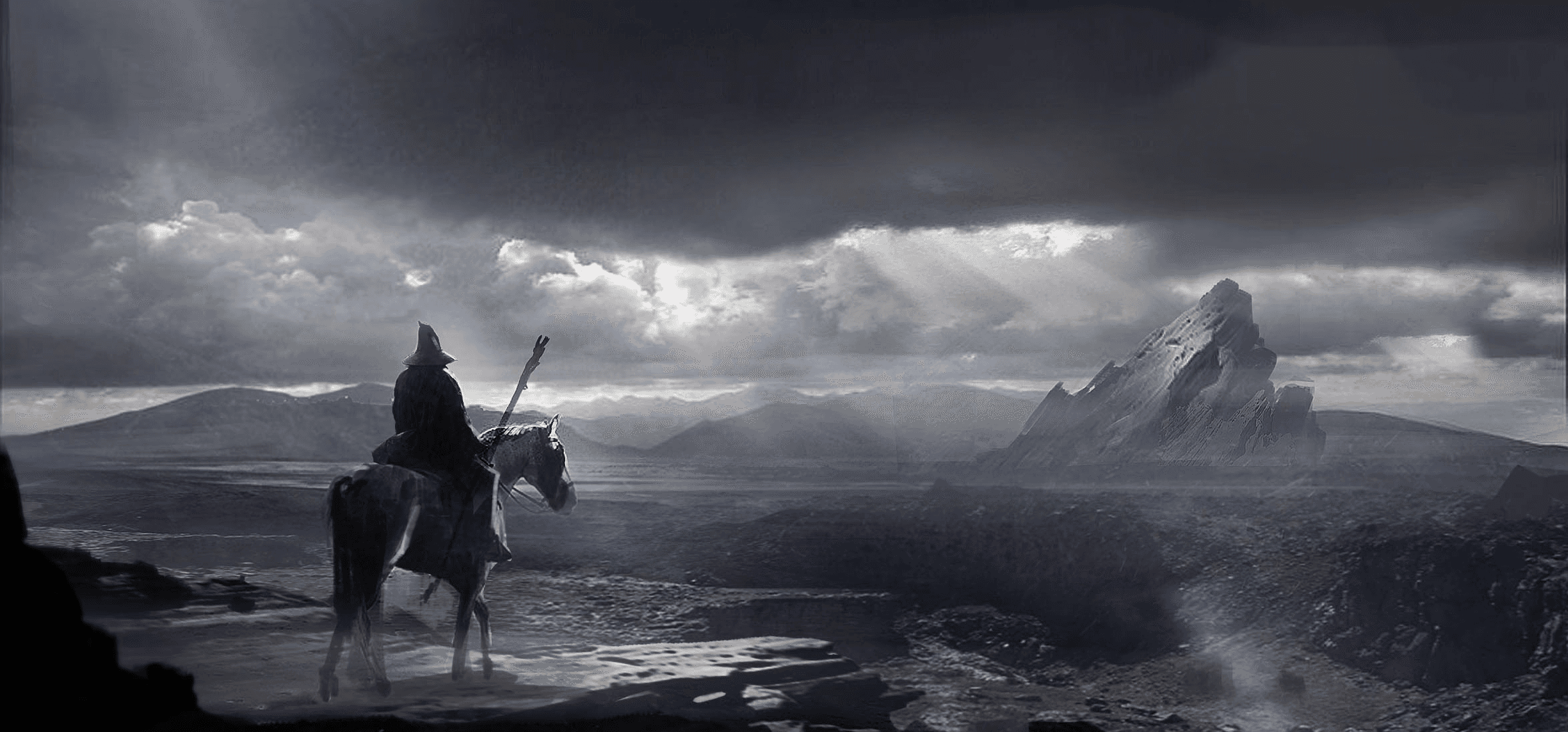 The Hobbit visual development – detailed scene exploring character and environment