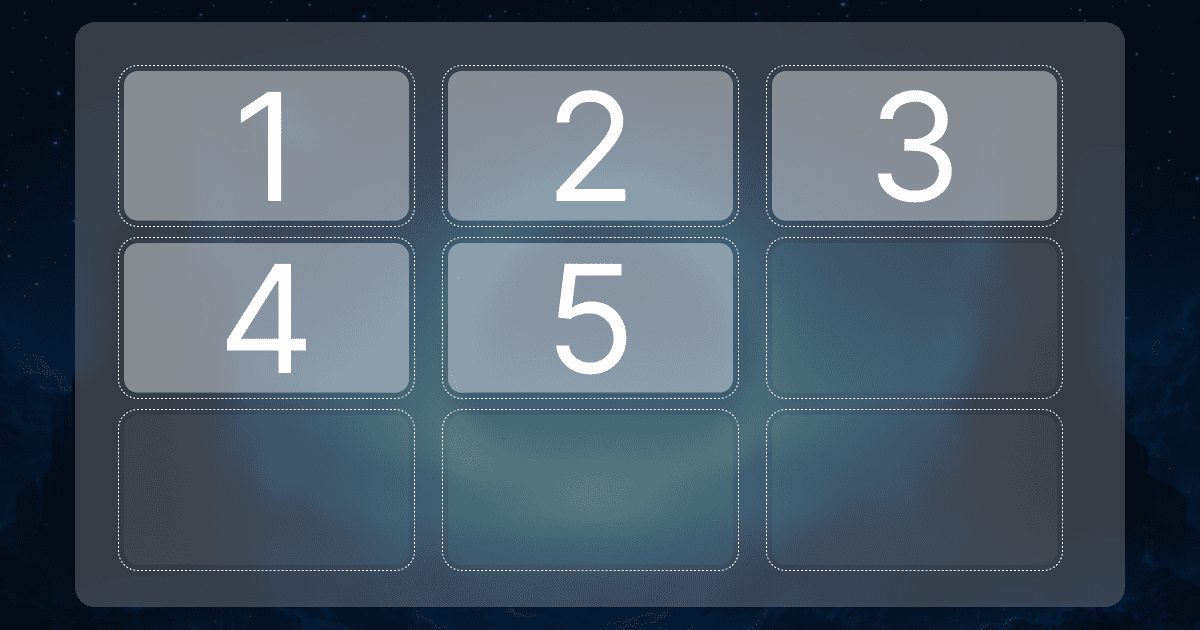 Exemple de layout grid sur Framer pour organiser plusieurs blocs