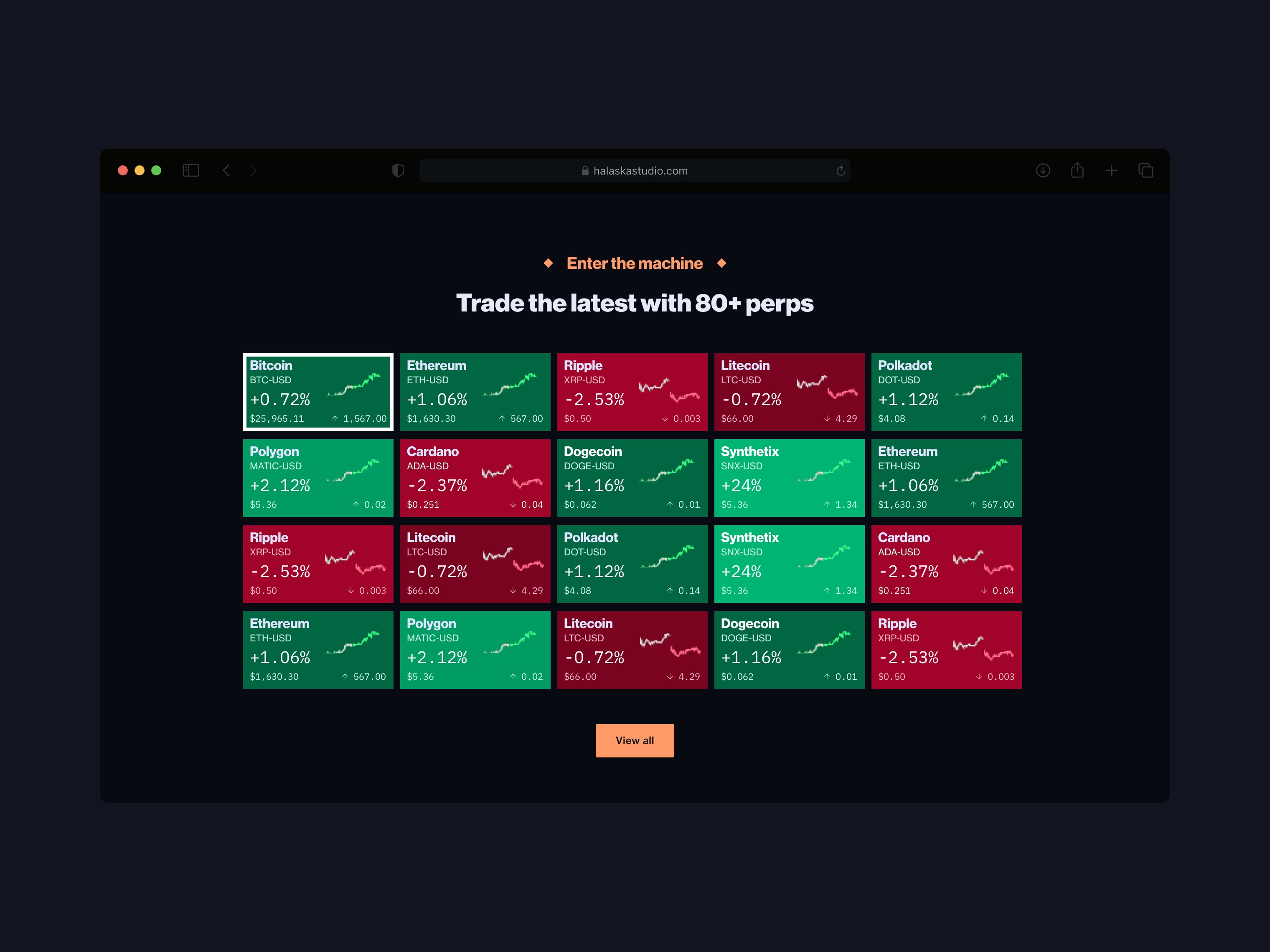 Infinex Decentralized exchange web3 ux design branding