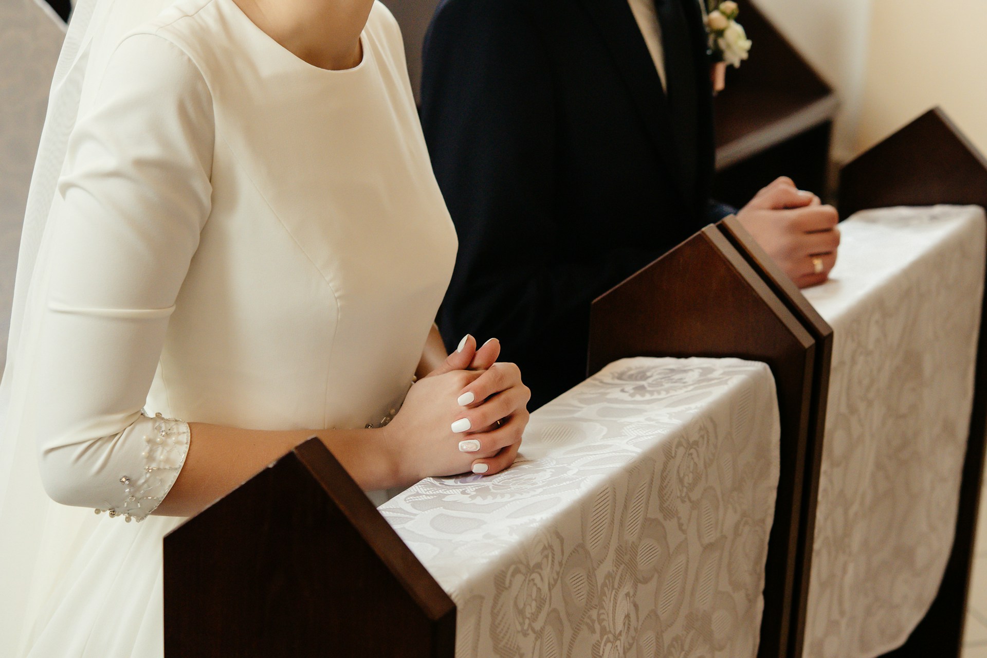 couple in a church